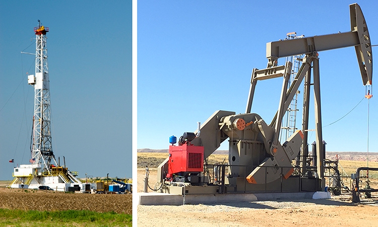 Drilling Rig and Pumpjack in Energy Market