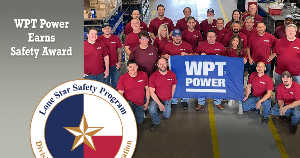 WPT Power Earns Safety Award